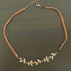 Lauren Conrad Gold and Blush Choker